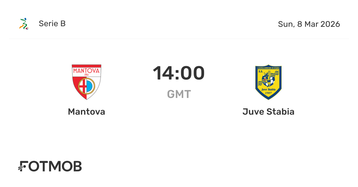 Mantova vs Juve Stabia: Head-to-Head History & Top Score Predictions